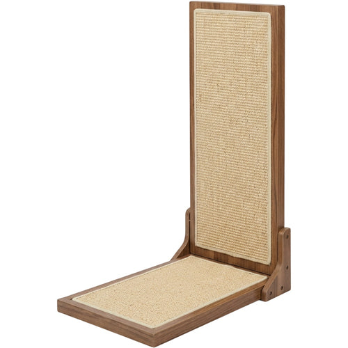 Jmxkb L-Shape Sisal Cat Scratching Board Walnut Natural - Product view