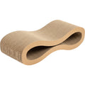 Jmxkb Reversible Wave Corrugated Cat Scratcher 24 Inch Oatmeal - Product view
